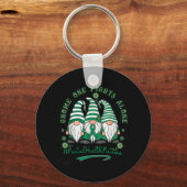 Mental Health Awareness Support Squad Gnome Green Sleutelhanger (Voorkant)