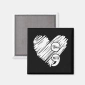 Mental Health Awareness Week Semicolon Suicide Pre Magneet (Voorkant / Achterkant)