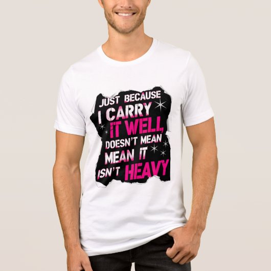 Mental Health AwarenessT-Shirt Tri-Blend Shirt (Voorkant)