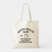 Mental Health Club - Canvas tas (Achterkant)