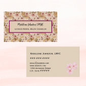 Mental Health Counselor Cherry Blossom Sakura Visitekaartje
