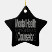 Mental Health Counselor Extraordinaire Keramisch Ornament (Voorkant)
