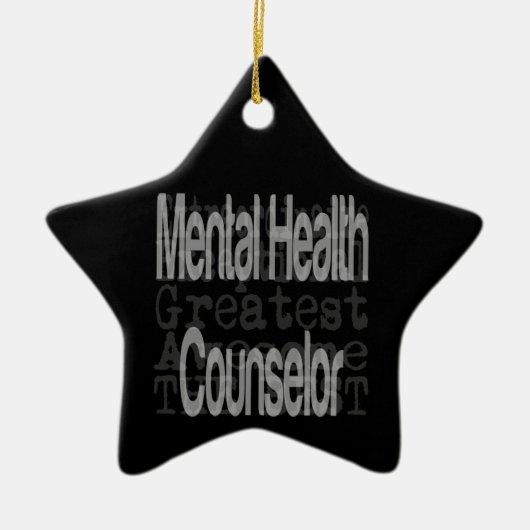 Mental Health Counselor Extraordinaire Keramisch Ornament (Voorkant)