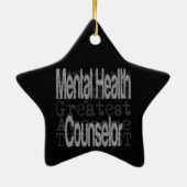 Mental Health Counselor Extraordinaire Keramisch Ornament (Achterkant)