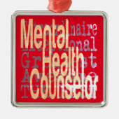 Mental Health Counselor Extraordinaire Metalen Ornament (Voorkant)