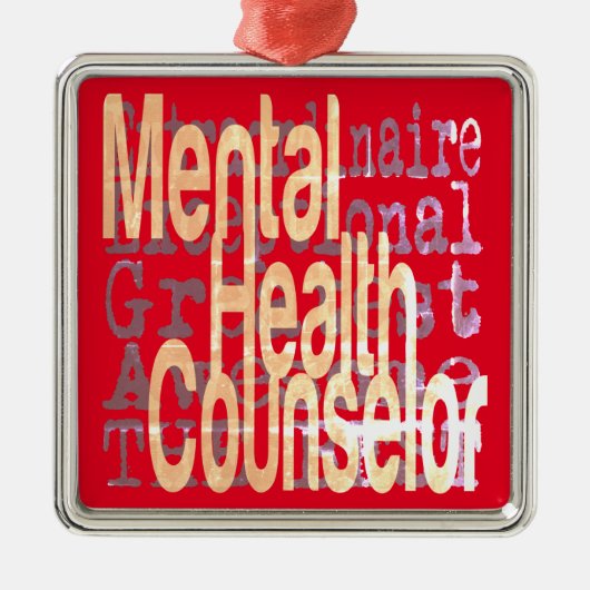 Mental Health Counselor Extraordinaire Metalen Ornament (Voorkant)