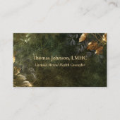 Mental Health Counselor Goud Bladeren | NATUUR Visitekaartje (Voorkant)