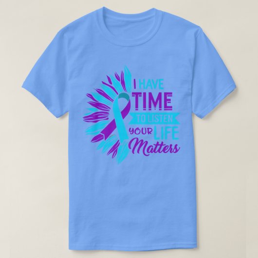 Mental Health Counselor Suicide Prevention Awarene T-shirt (Design voorkant)