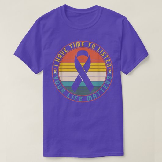 Mental Health Counselor Suicide Prevention Awarene T-shirt (Design voorkant)