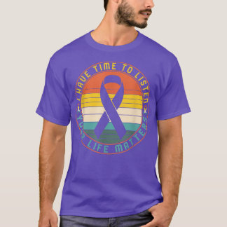 Mental Health Counselor Suicide Prevention Awarene T-shirt