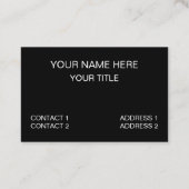 Mental Health Counselor Visitekaartje (Achterkant)