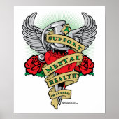 Mental Health Dagger Poster (Voorkant)