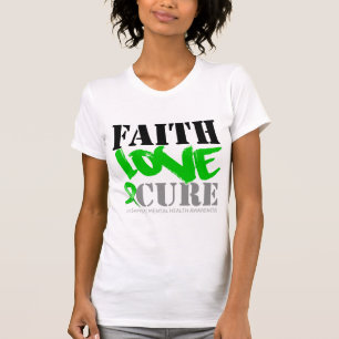 Mental Health Faith Love Cure T-shirt