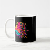 Mental Health Floral Brain Depression Awareness Co Koffiemok (Links)
