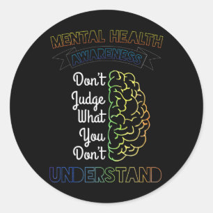 Mental Health Gift Ronde Sticker