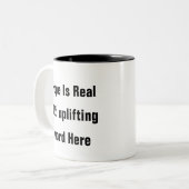 Mental Health Hope Is Real Therapy Quote mok (Voorkant links)