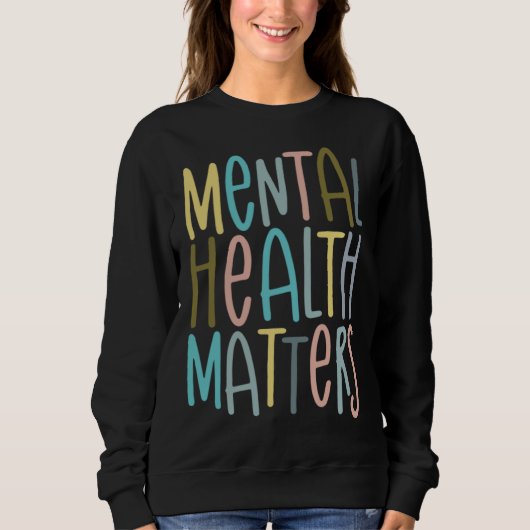 Mental Health Matters Awareness For Kid Boy Girl M Trui (Voorkant)