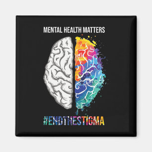 Mental Health Matters Awareness Maand Kostuum Magneet