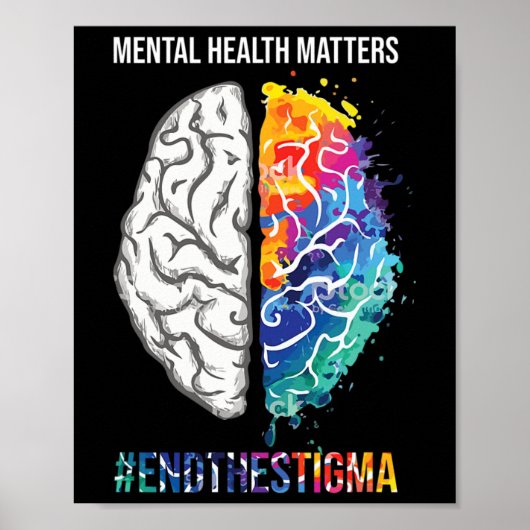 Mental Health Matters Awareness Maand Kostuum Poster (Voorkant)