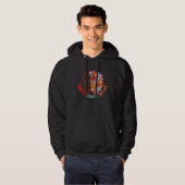 Mental Health Matters Brain Flower Awareness Kid M Hoodie (Voorkant volledig)
