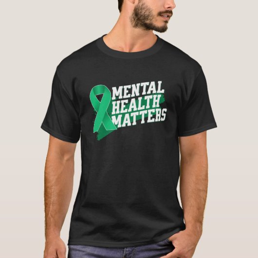 Mental Health Matters Emotional Well Being Awarene T-shirt (Voorkant)