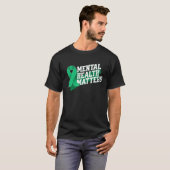 Mental Health Matters Emotional Well Being Awarene T-shirt (Voorkant volledig)