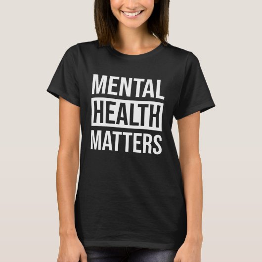 Mental Health Matters End The Stigma Illness Awar T-shirt (Voorkant)