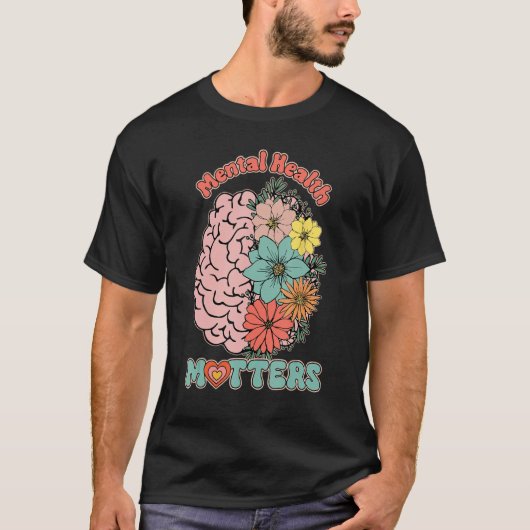 Mental Health Matters End The Stigma Mental Health T-shirt (Voorkant)