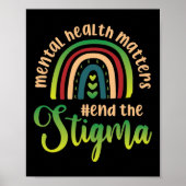 Mental Health Matters Fight Stigma Poster (Voorkant)