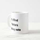 Mental Health My Mind Matters Therapy Mok (Voorkant links)