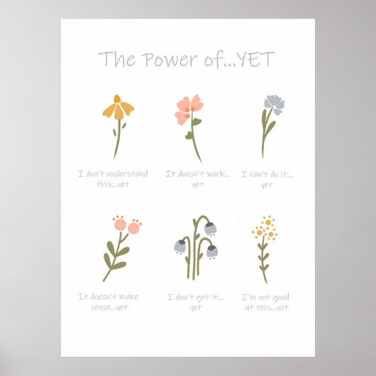 Mental Health Positive Mindset Therapy Room  Poster (Voorkant)