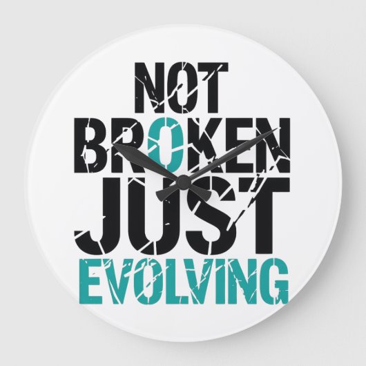 Mental Health Recovery Not Broken Quote Grote Klok (Voorkant)