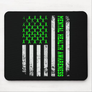 Mental Health S Amerikaanse vlag Geestelijke Gezon Muismat