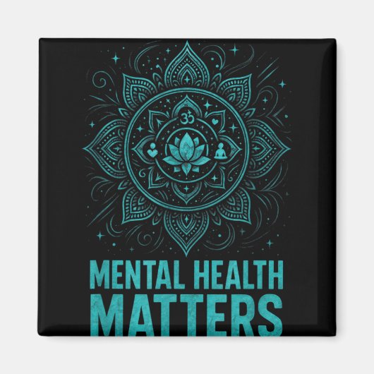 Mental Health S End Stigma Awareness  Magneet (Voorkant)
