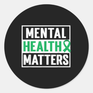 Mental Health S _ Mental Health Awareness _1 Ronde Sticker