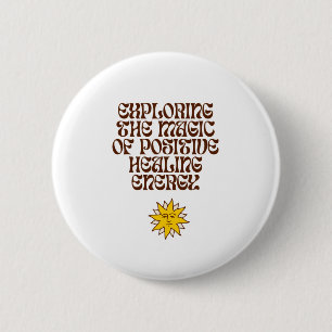 Mental Health S - Motivatie kunst Sticker Ronde Button 5,7 Cm