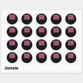 Mental Health S Pink Text Sticker (Vel)