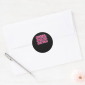 Mental Health S Pink Text Sticker (Envelop)