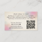 Mental Health Scribble to Heart Unraveling Visitekaartje (Achterkant)