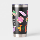 Mental Health Self Care Affirmation Tumbler – Posi Geïsoleerde Drinkbeker (Achterkant)