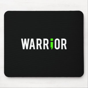 Mental Health Semi Colon Warrior Design Gift voor Muismat