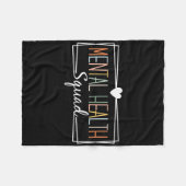 Mental Health Squad Brain Illness Mental Health AW Fleece Deken (Voorkant (Horizontaal))