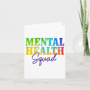 Mental Health Squad Mental Health Awareness Month Kaart