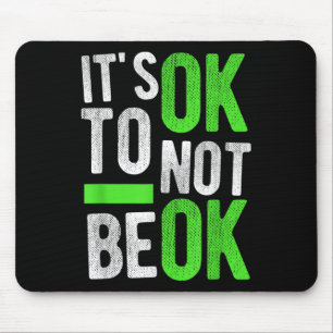 Mental Health Suicide Awareness geeft het goede vo Muismat