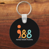 Mental Health Suicide Prevention Awareness Support Sleutelhanger (Voorkant)