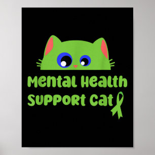 Mental Health Support Cat _ Mental Health S Aware Poster