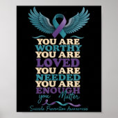 Mental Health Suprt Suicide Prevention Awareness S Poster (Voorkant)