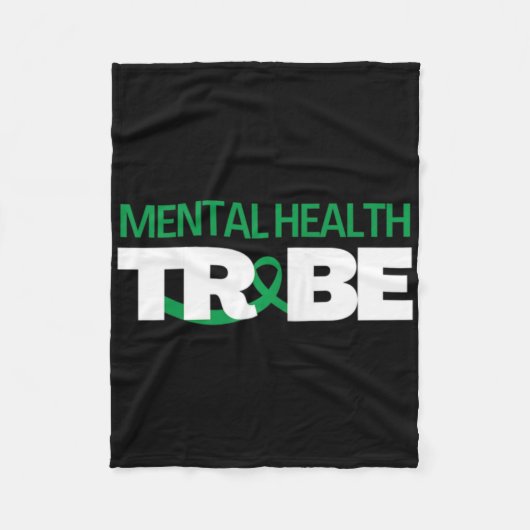 Mental Health Tribe Mental Health Awareness Fleece Deken (Voorkant)