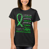 Mental Health Warrior Ondersteunende Fighter T-shirt (Voorkant)