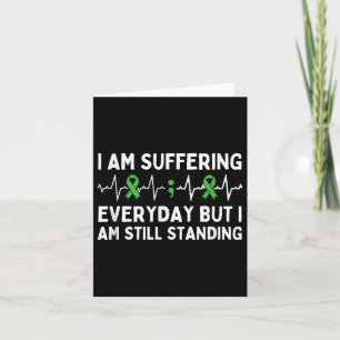 Mental Health Warrior Semicolon Depressie Awarene Kaart